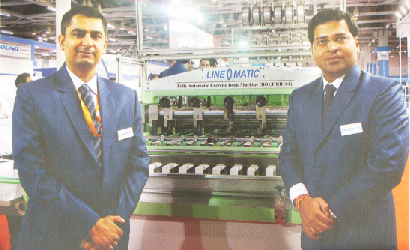 Lineomatic newly launched Bolt RB104 @ Print Pack India 2015 exhibition 
