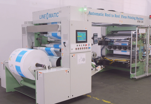 Automatic Reel To Reel Flexo Printing Machine STM 125