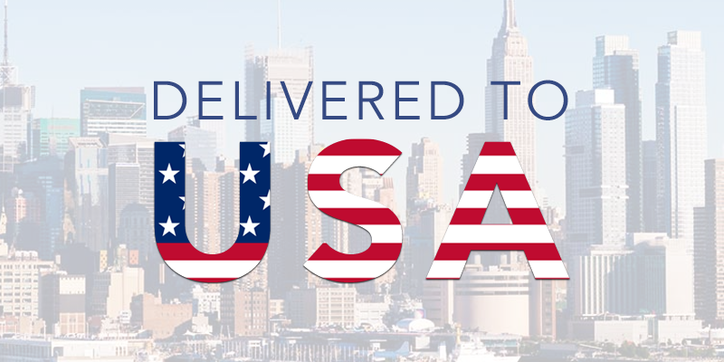 Delivered to usa